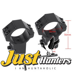 Discovery Optics Dovetail 30mm High Profile 2 PC Mounts  Discovery Optics Dovetail 30mm High Profile 2 PC Mounts