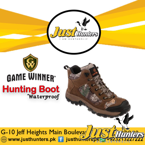 Game Winner Waterproof Realtree Camo Run N Gun IV Hunting Boots