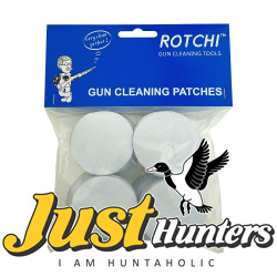 Rotchi Round Shape Cotton Cloth Gun Cleaning Patches for .45 - 20G Caliber Rotchi Round Shape Cotton Cloth Gun Cleaning Patches for .45 - 20G Caliber