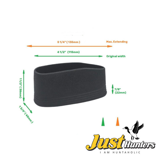 Gun Butt Buffer for Rifle/Shotgun, Slip on Recoil Pad Butt Gun Protector Stock