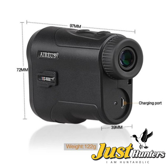 Aireus Laser Rangefinder D600 With Angle Compensation Rechargeable