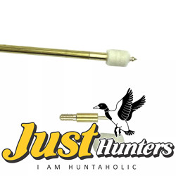 Rotchi Gun Chamber Cleaning Felt Star Pad with Driving Shaft for .22 Caliber