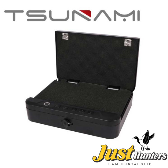 Tsunami Aluminium Alloy Biometric Fingerprint Lock Gun Safe Case Box