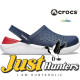 Crocs LiteRide Clogs Navy Blue and Red