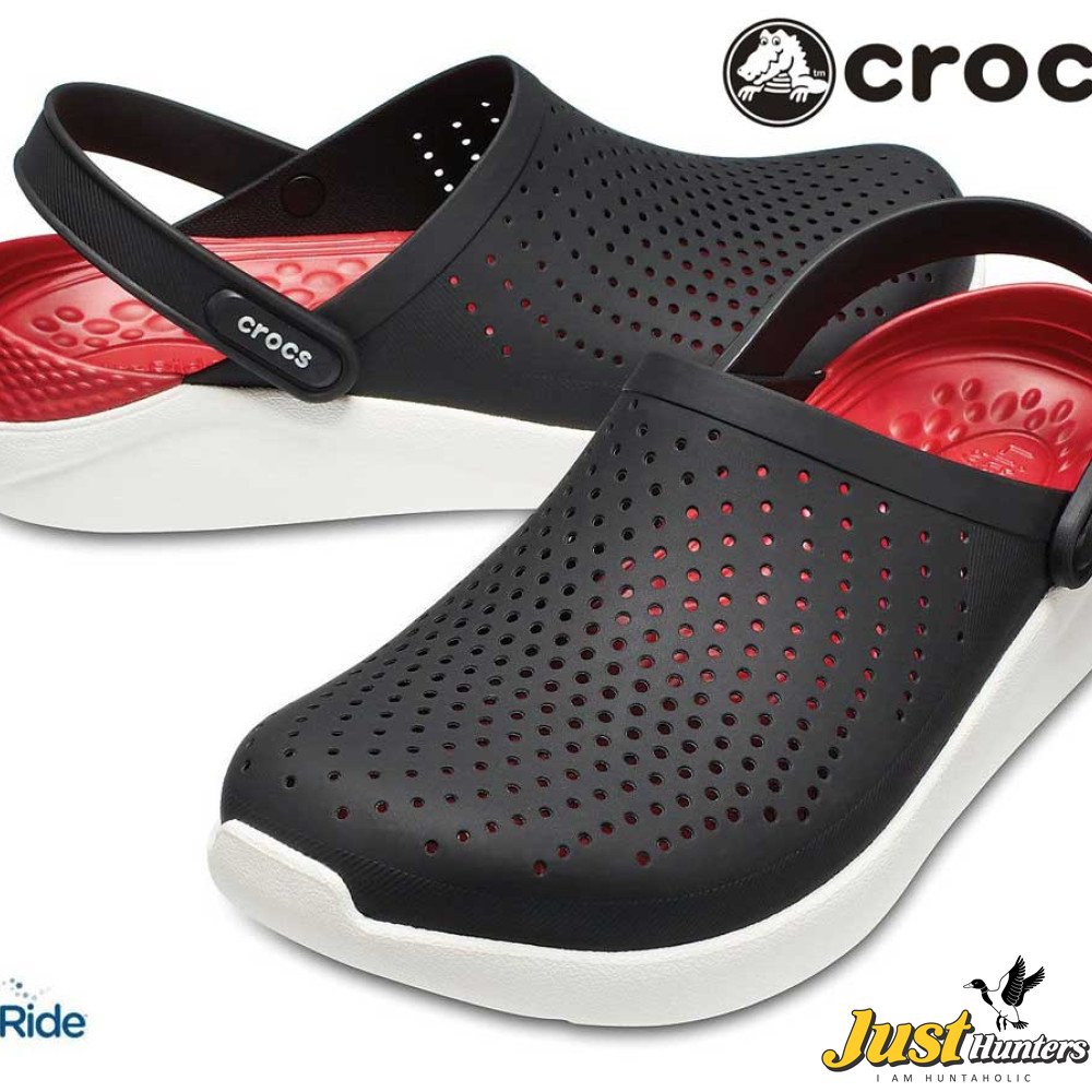 Crocs Lite Ride Red Color Crocs LiteRide Clogs Black and Red - Hunting, Shooting, Airguns, Scopes ...