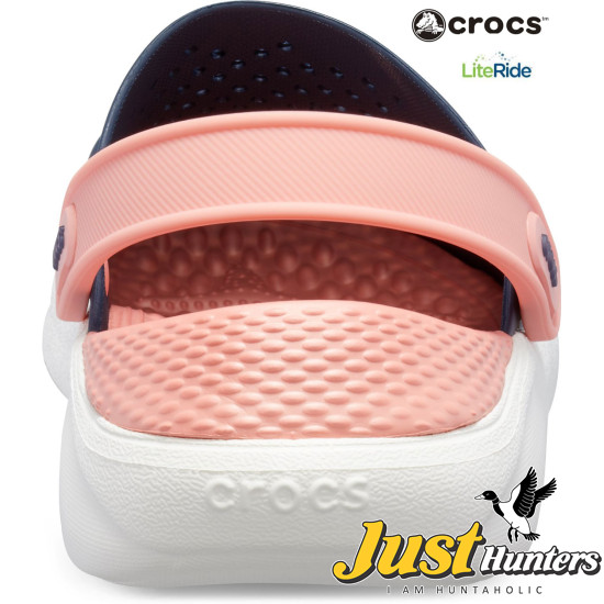 Crocs LiteRide Clogs Navy Blue and Pink
