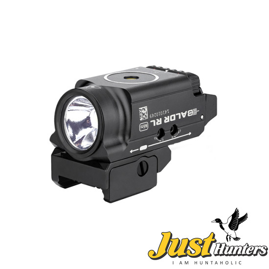 Olight Baldr RL Mini 600 Lumens LED  LIGHT with Red Laser