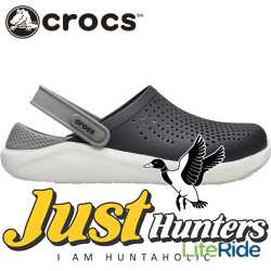 Crocs LiteRide Clogs Black and White