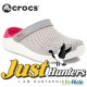 Crocs LiteRide Clogs Pearl White and Rose Red