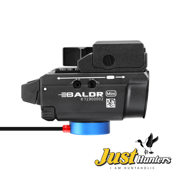 Olight Baldr Mini Tactical Flashlight with Green Laser Black and Tan Color