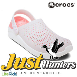 Crocs LiteRide Clogs Pearl White and Pink