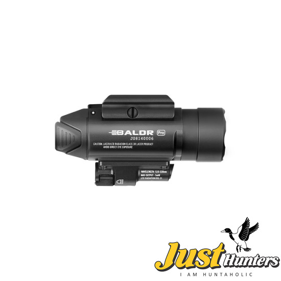 OLIGHT Baldr Pro 1350 Lumens Tactical Weaponlight with Green Laser