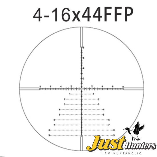 Kestrel Optics HD 4-16X44 SF FFP Rifle Scope