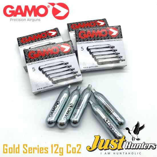 Gamo 12g CO2 Cartridge Pack of 5 Capsules