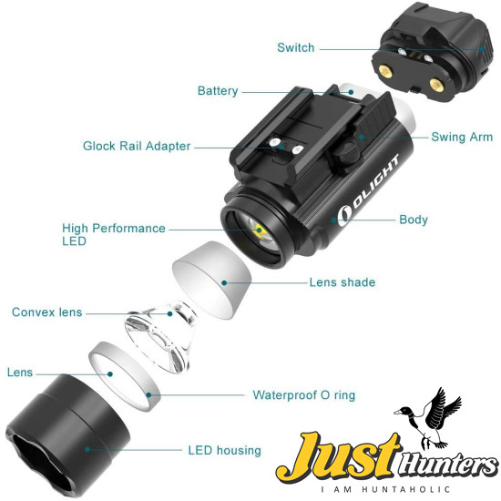 Olight PL-Pro Valkyrie 1500 Lumens Rechargeable Weapon light Olight PL-Pro Valkyrie 1500 Lumens Rechargeable Weapon light