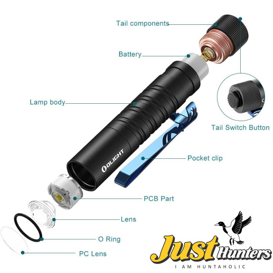 OLIGHT I5T EOS 300 Lumens Slim EDC Flashlight