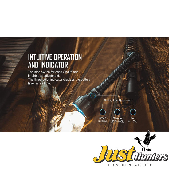Olight Javelot Turbo 1300 Lumen 1421 Yards Long Throw Rechargeable Flashlight Kit