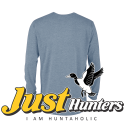 Beretta Platinum Adult Tri-Blend Long Sleeve Crew Neck T Shirt Steel Quartz