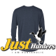  Beretta Platinum Adult Tri-Blend Long Sleeve Crew Neck T Shirt Navy Heather