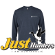  Beretta Platinum Adult Tri-Blend Long Sleeve Crew Neck T Shirt Navy Heather