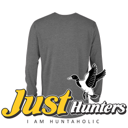 Beretta Platinum Adult Tri-Blend Long Sleeve Crew Neck T Shirt Charcoal Heather