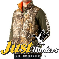 Men's Realtree Edge Reversible Camo Vest Edge/Blaze Orange Side Pockets Men's Realtree Edge Reversible Camo Vest Edge/Blaze Orange Side Pockets