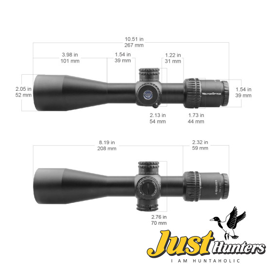 Vector Optics Veyron 6-24x44 IR FFP Scope