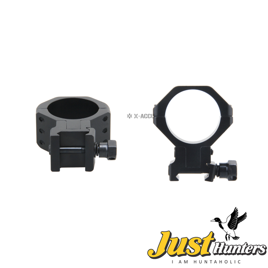 X-ACCU 34mm 40MOA Adjustable Elevation Picatinny Ring Mount