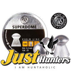 RWS SUPER DOME Field Line .22 Caliber Pellet 100 PC's