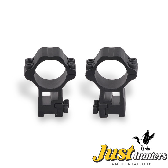 Discovery Optics Dovetail 30mm High Profile 2 PC Mounts Aluminum Alloy