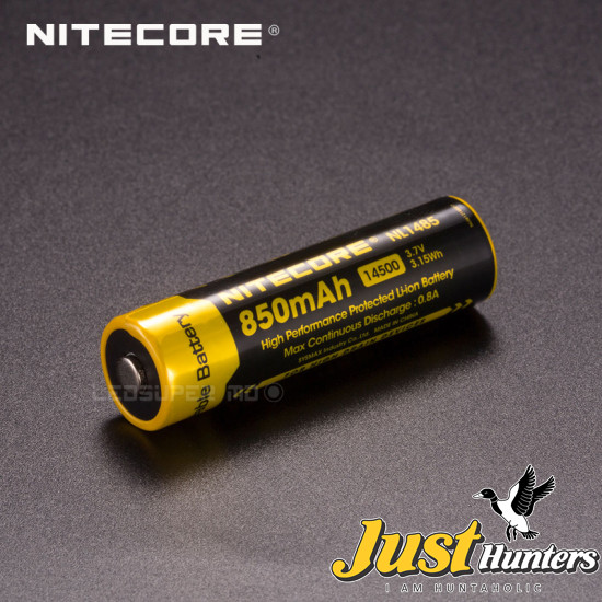 Nitecore NL1485, Rechargeable, 850mAh, 14500 Battery CE and RoHS certified