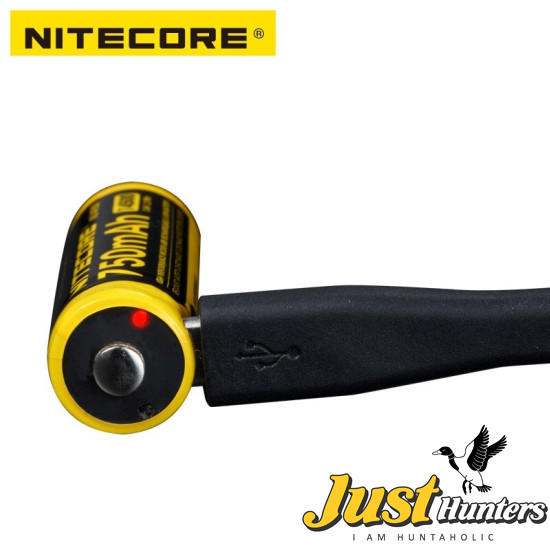 Nitecore NL1475R 750mAh 14500 USB Rechargeable Battery