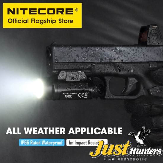 Nitecore NPL30 1200 Lumen Rail Mount Flashlight