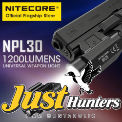 Nitecore NPL30 1200 Lumen Rail Mount Flashlight