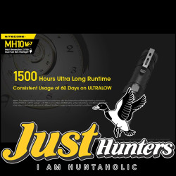 Nitecore MH10 v2 1200 Lumen USB-C Rechargeable Flashlight