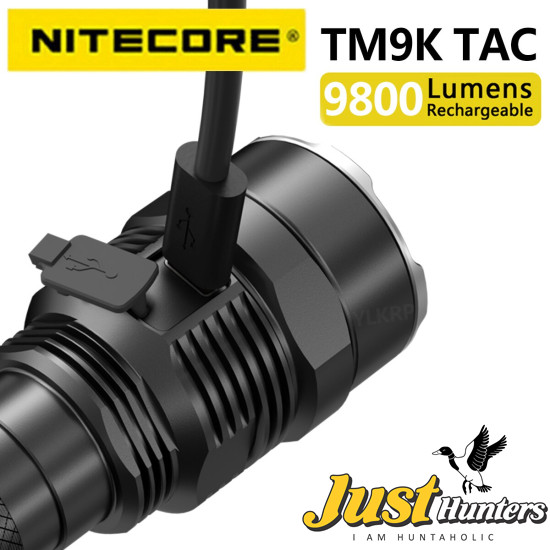 Nitecore TM9K TAC 9800 lumens lampe torche tactique ultra