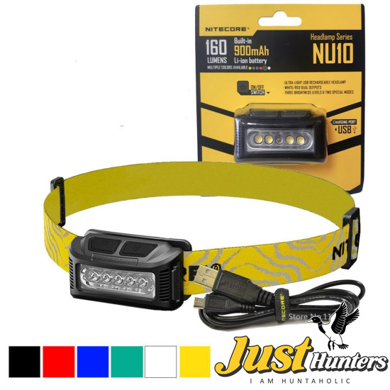 NITECORE NU10 MINI Headlight High performance LED Light max 160 lumen