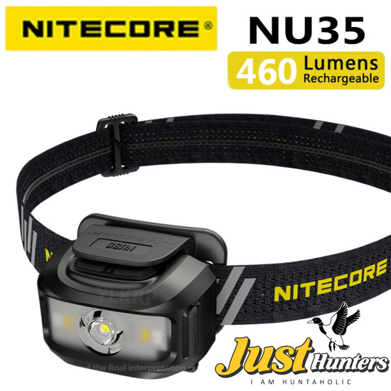 NITECORE NU35 Headlight 460 Lumens Built-in Battery