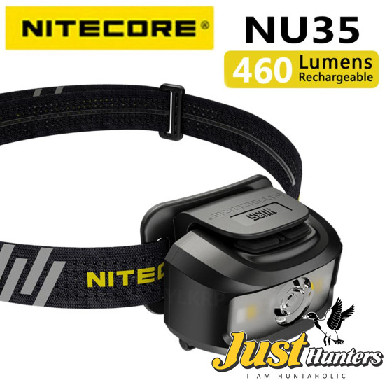 NITECORE NU35 Headlight 460 Lumens Built-in Battery