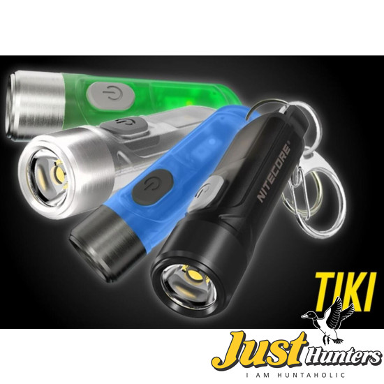 NITECORE TIKI LE 300 Lumen USB Rechargeable Keychain Flashlight - Black