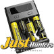 NITECORE NEW i4 Intelligent Charger for Li-ion Ni-MH AA AAA 18650 16340 26650 Batteries with Travel Bag and Battery Organizer