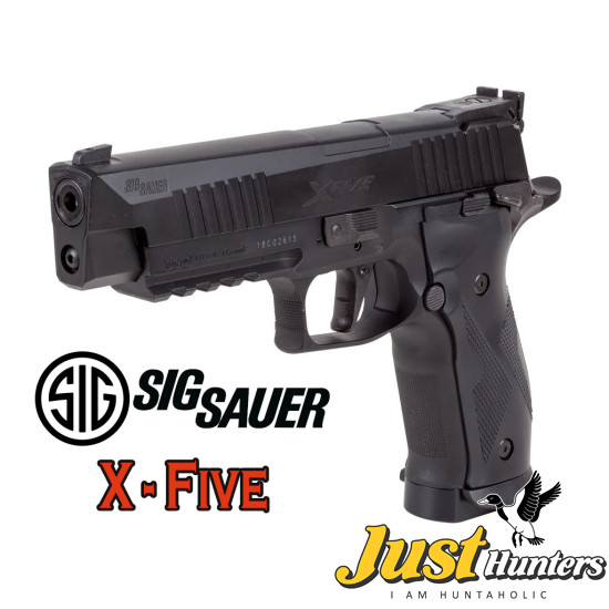 Sig Sauer X-FIVE AIR PISTOL, BLACK CO2 Powered 4.5 (.177) Caliber