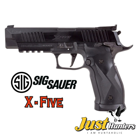 Sig Sauer X-FIVE AIR PISTOL, BLACK CO2 Powered 4.5 (.177) Caliber