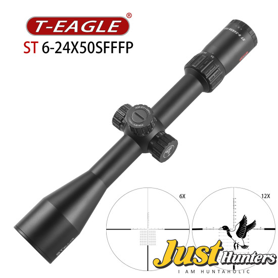 T-EAGLE Optics ST 6-24X50 FFP Tactical Riflescope