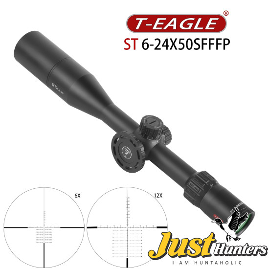 T-EAGLE Optics ST 6-24X50 FFP Tactical Riflescope