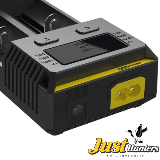 Nitecore New I2 Intellicharge Charger for 18650 14500 16340 26650 Battery