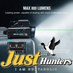 OLIGHT Baldr S 800 Lumens Compact Rail Mount Weaponlight with Green Beam and White LED Combo
