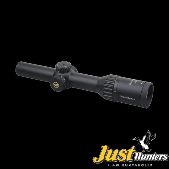 Vector Optics Continental 1-6x24 Tactical LPVO Riflescope With Illuminated Fit AR15 .338