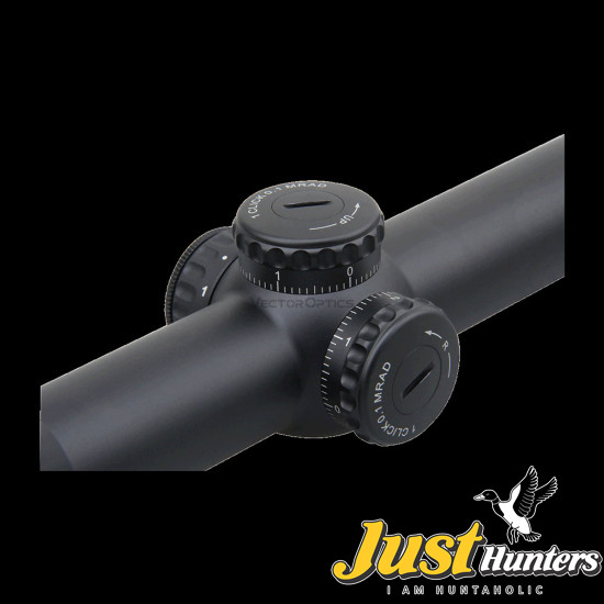 Vector Optics Continental 1-6x24 Tactical LPVO Riflescope With Illuminated Fit AR15 .338