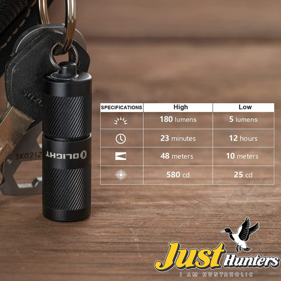 OLIGHT I1R 2 Pro 180 Lumens EDC Keychain Flashlight OLIGHT I1R 2 Pro 180 Lumens EDC Keychain Flashlight